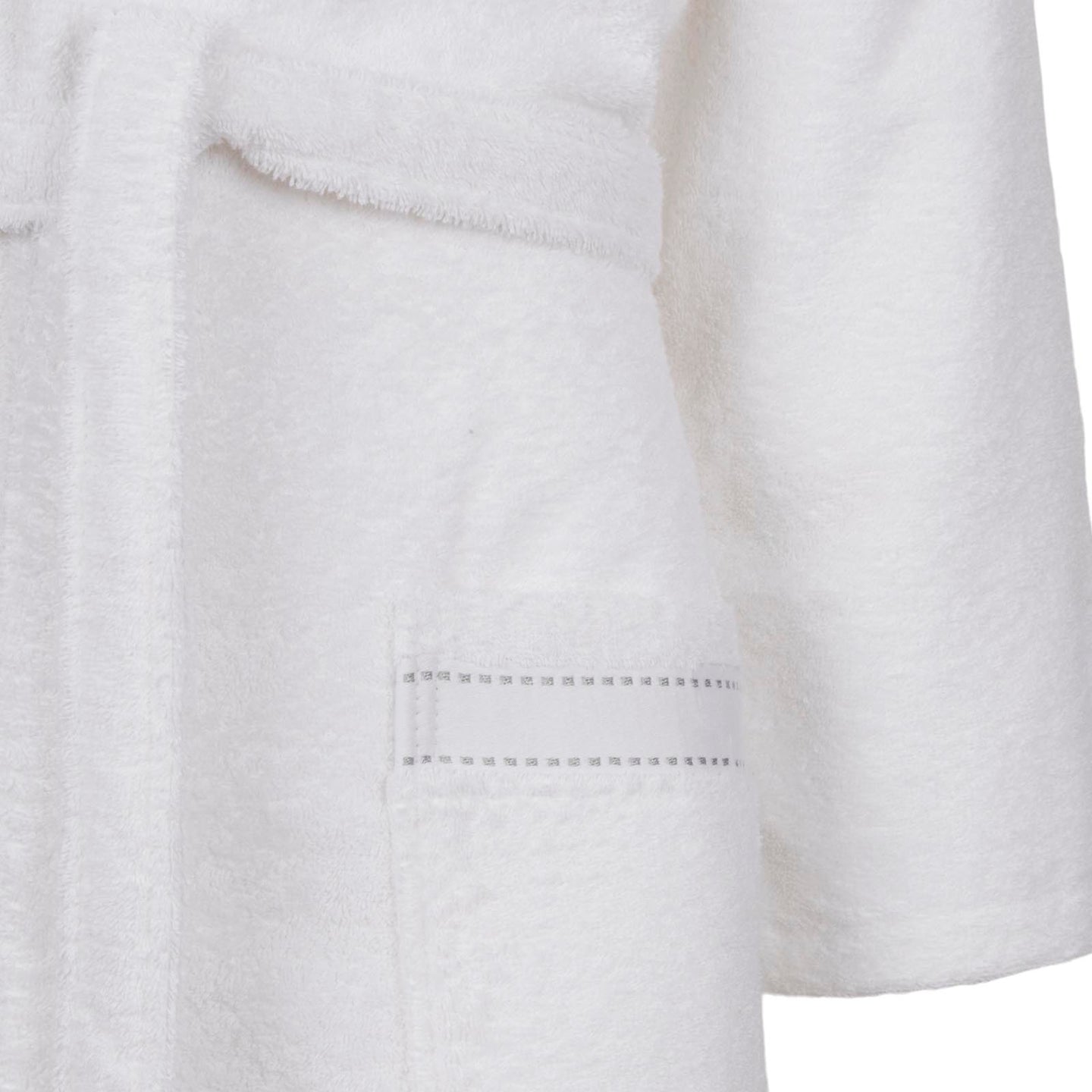 Accappatoio con Cappuccio Trussardi Ribbon Tinta Unita in Cotone