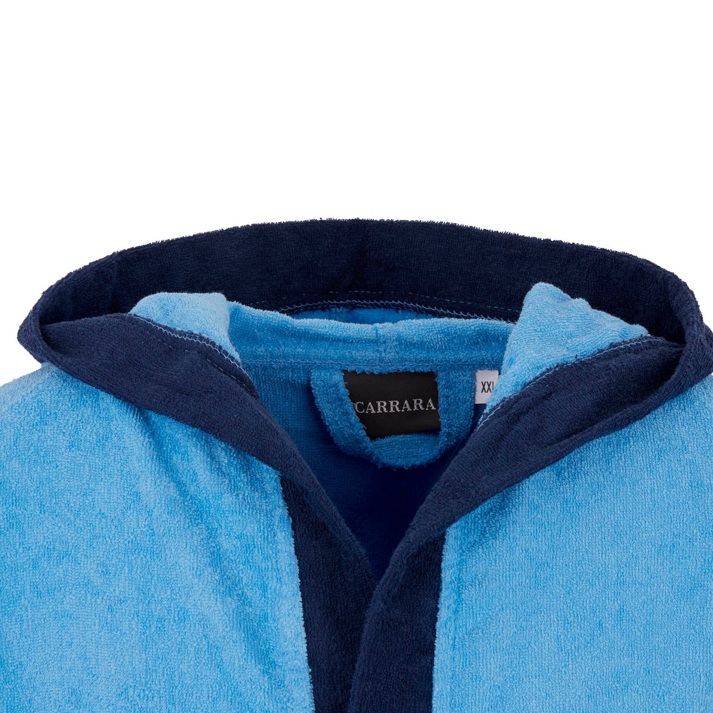 Accappatoio con Cappuccio Carrara Fyber Voyage Moderno in Spugna