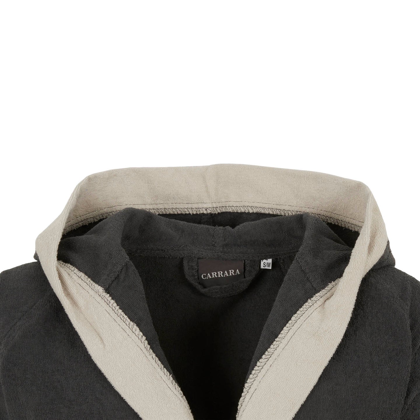 Accappatoio con Cappuccio Carrara Fyber Voyage Moderno in Spugna