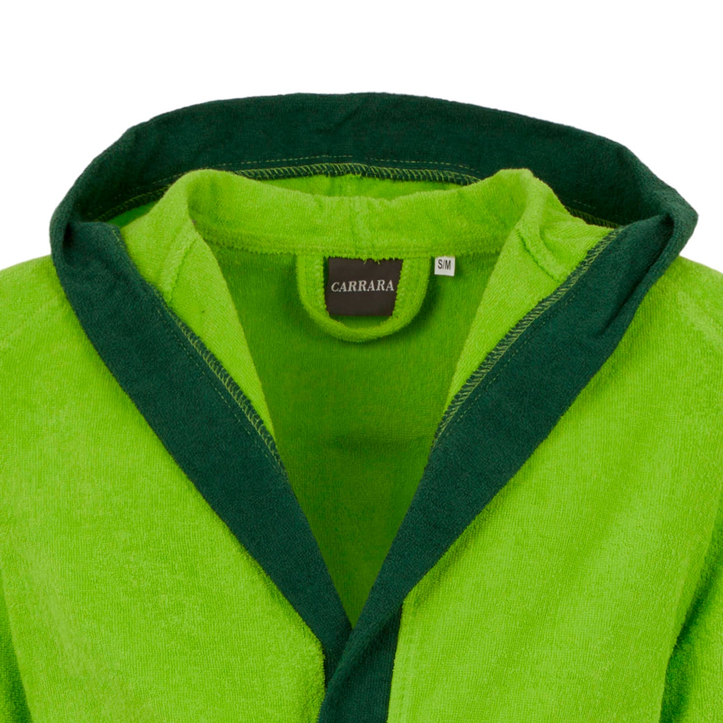 Accappatoio con Cappuccio Carrara Fyber Voyage Moderno in Spugna