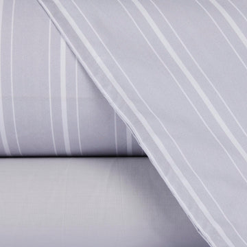 Completo Lenzuola Mirabello Luisiana Oxford Geometrico in Percalle