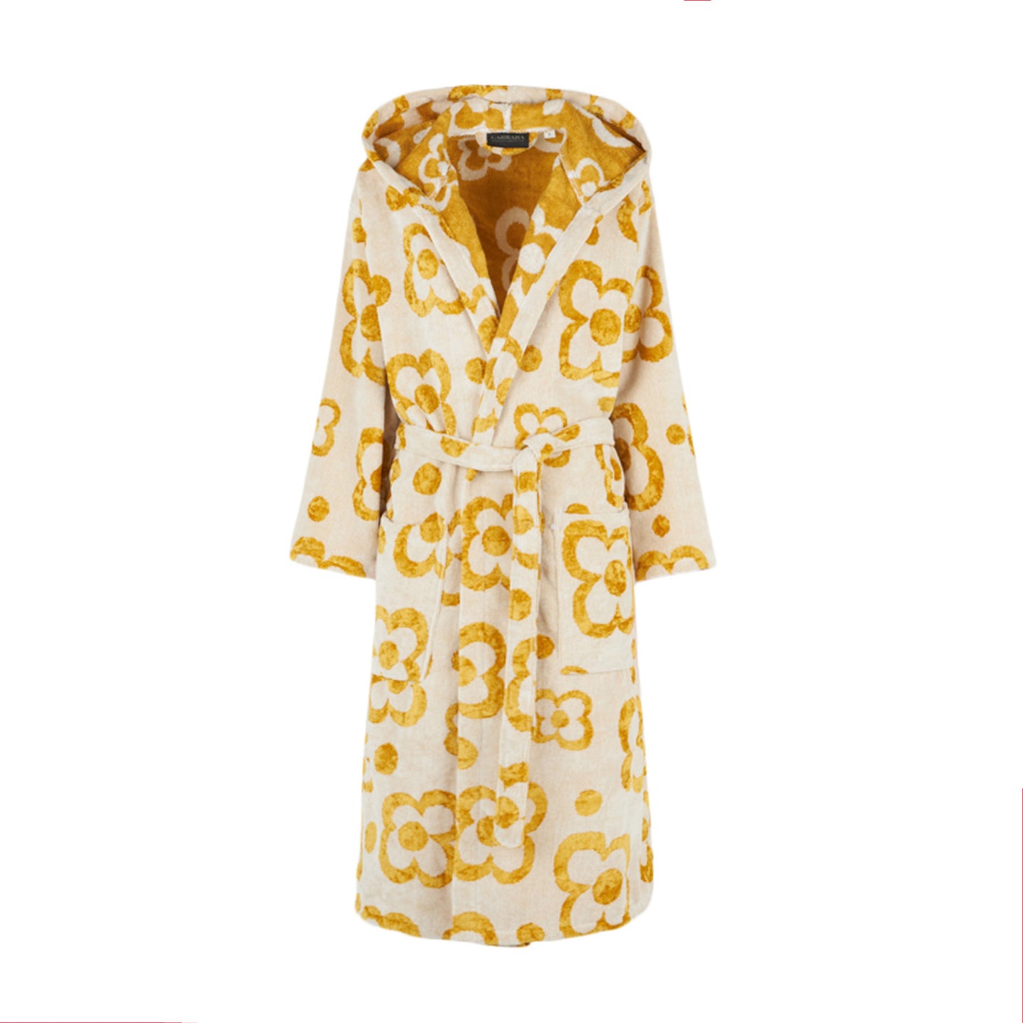 Accappatoio con Cappuccio Carrara Gold Mary Moderno in Spugna