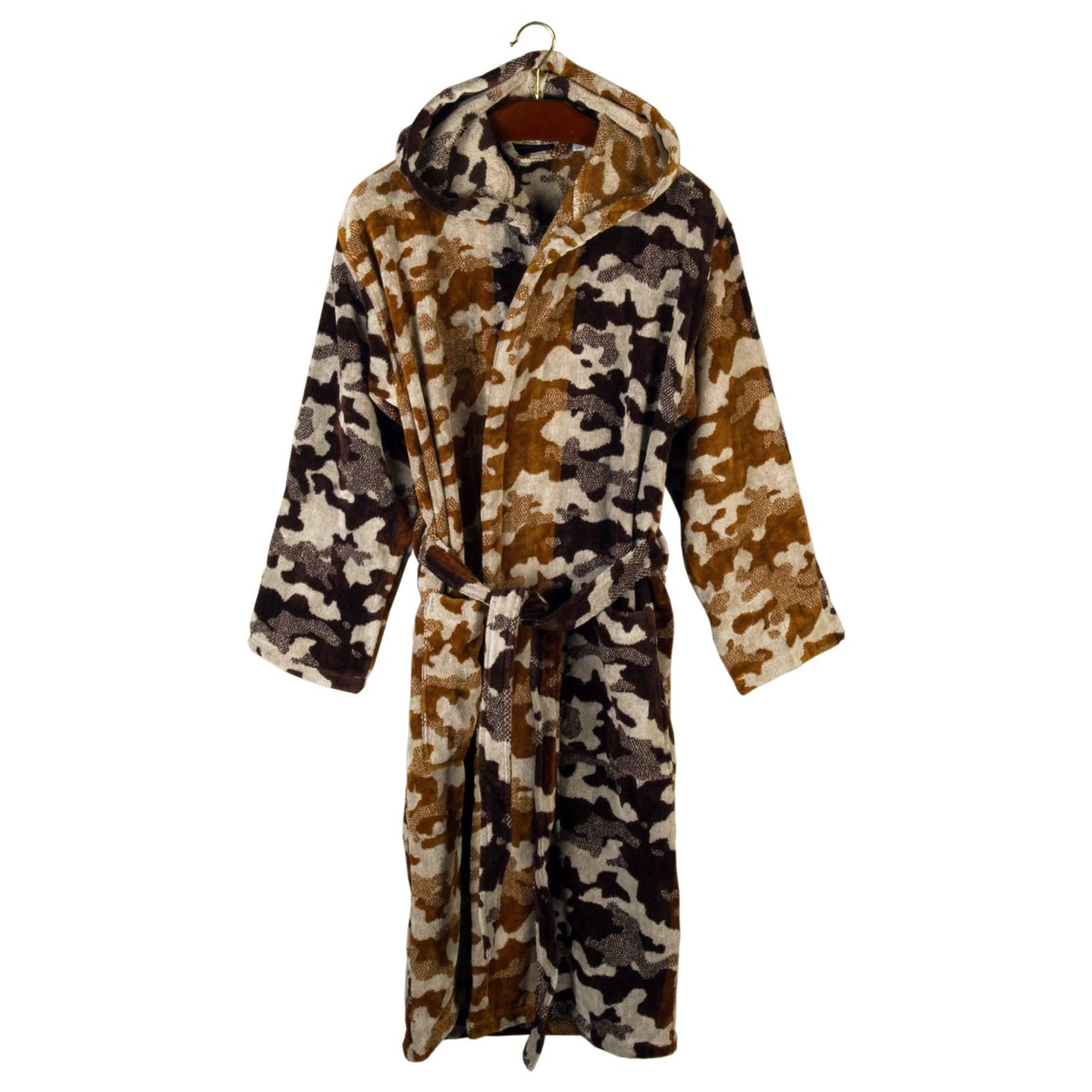 Accappatoio con Cappuccio Carrara Claude Moderno in Cotone