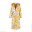 Accappatoio con Cappuccio Carrara Gold Mary Moderno in Spugna