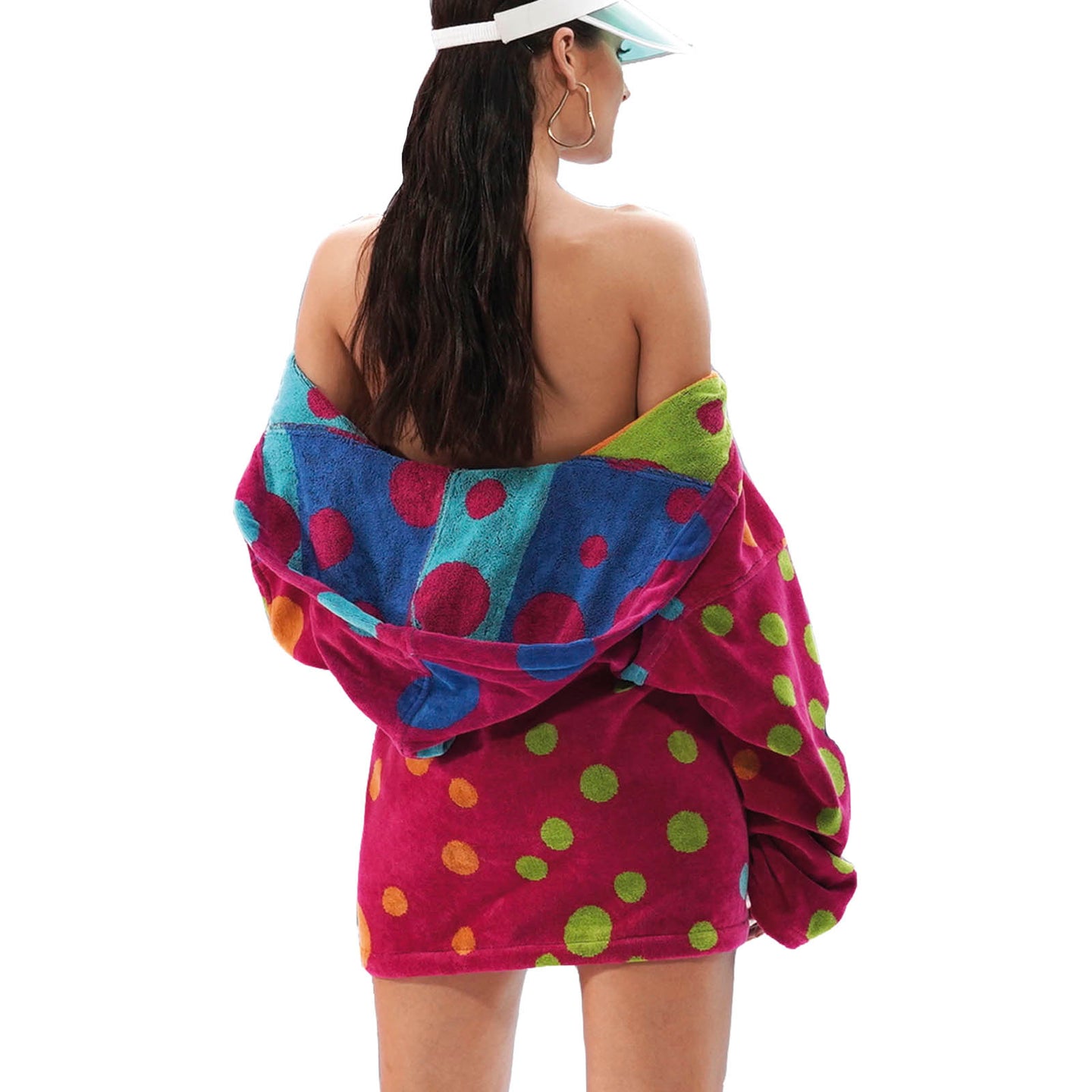 Accappatoio con Cappuccio Carrara Los-roques Moderno in Cotone