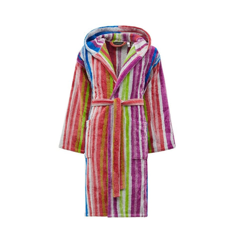 Accappatoio con Cappuccio Carrara Shangai Moderno in Spugna