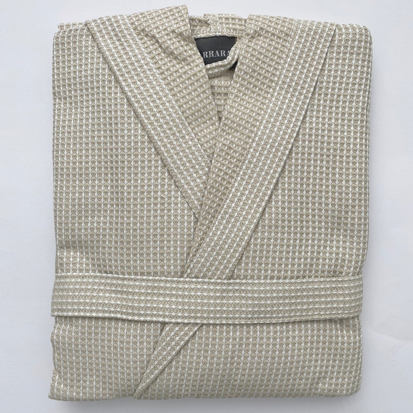 Accappatoio con Cappuccio Carrara Fyber Marsiglia Tinta Unita in Nido d'ape