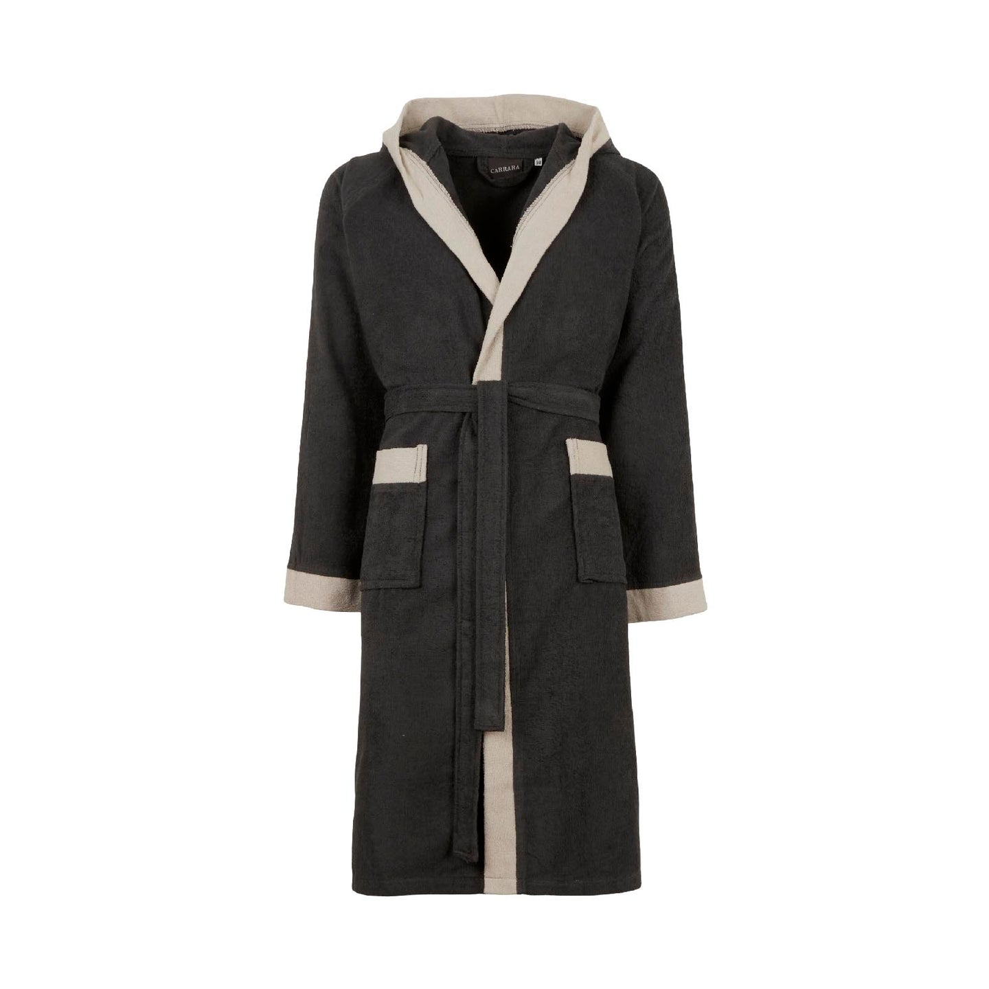 Accappatoio con Cappuccio Carrara Fyber Voyage Moderno in Spugna