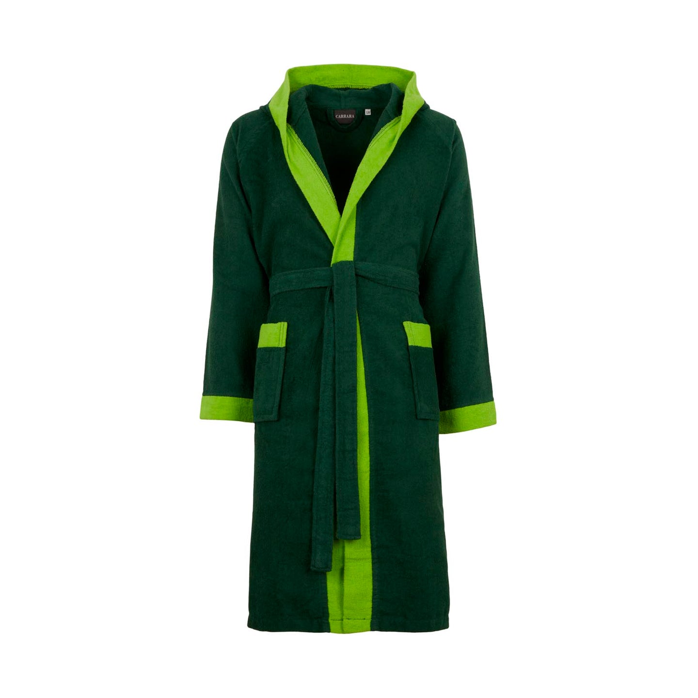 Accappatoio con Cappuccio Carrara Fyber Voyage Moderno in Spugna