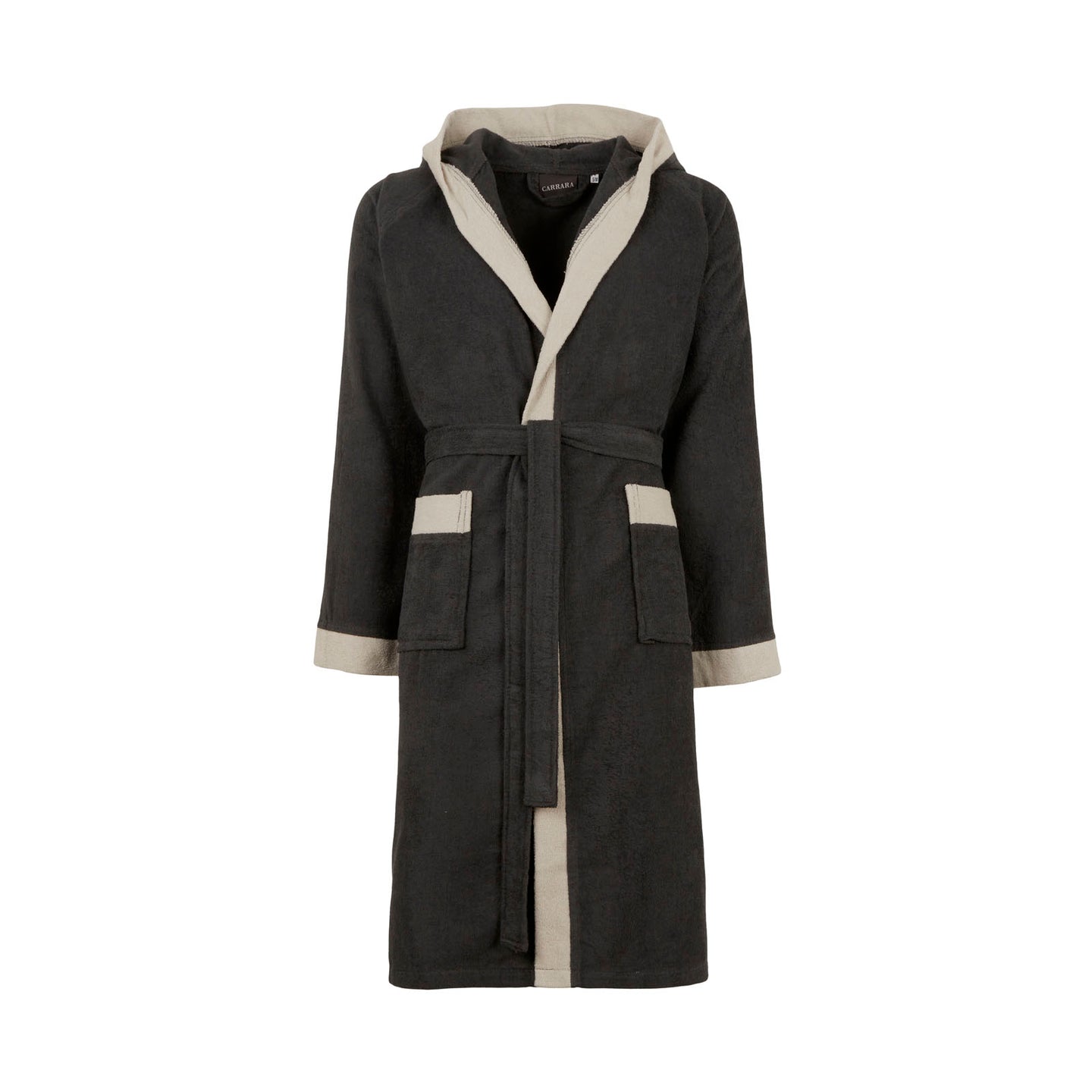 Accappatoio con Cappuccio Carrara Fyber Voyage Moderno in Spugna