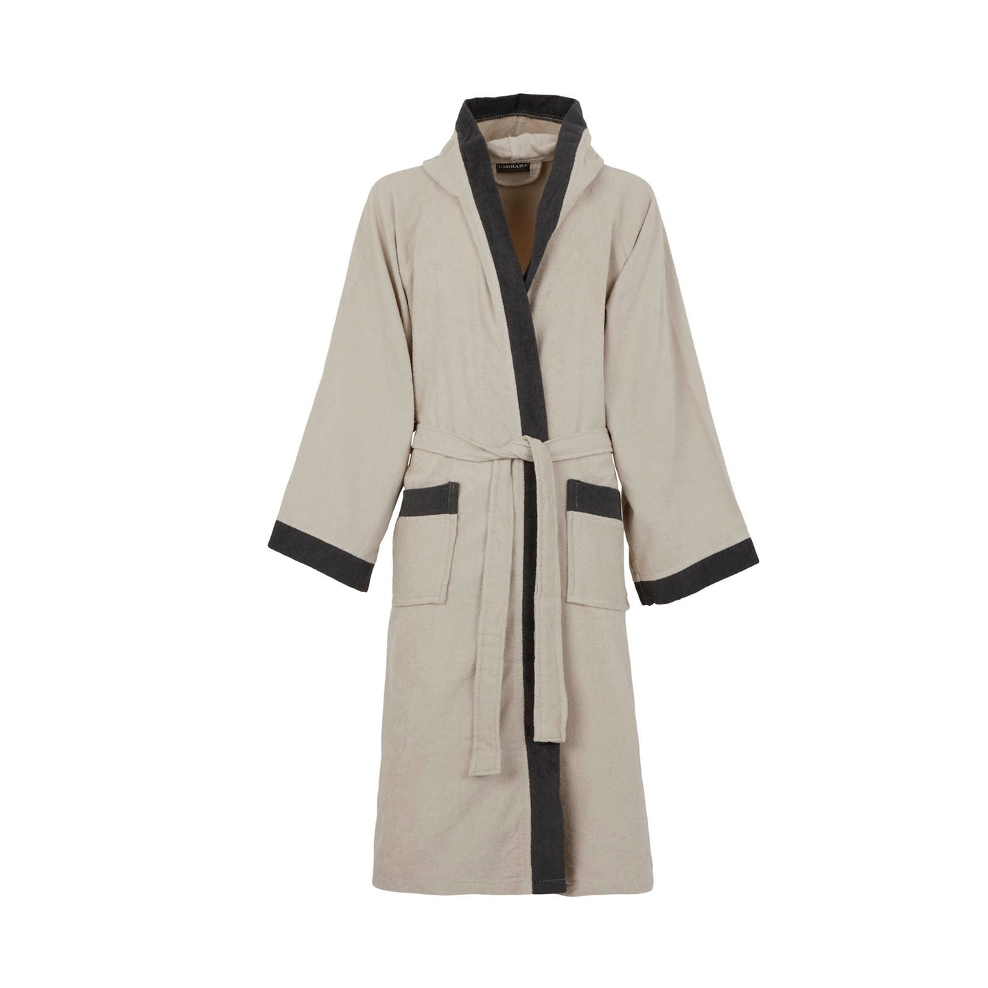 Accappatoio con Cappuccio Carrara Fyber Voyage Moderno in Spugna