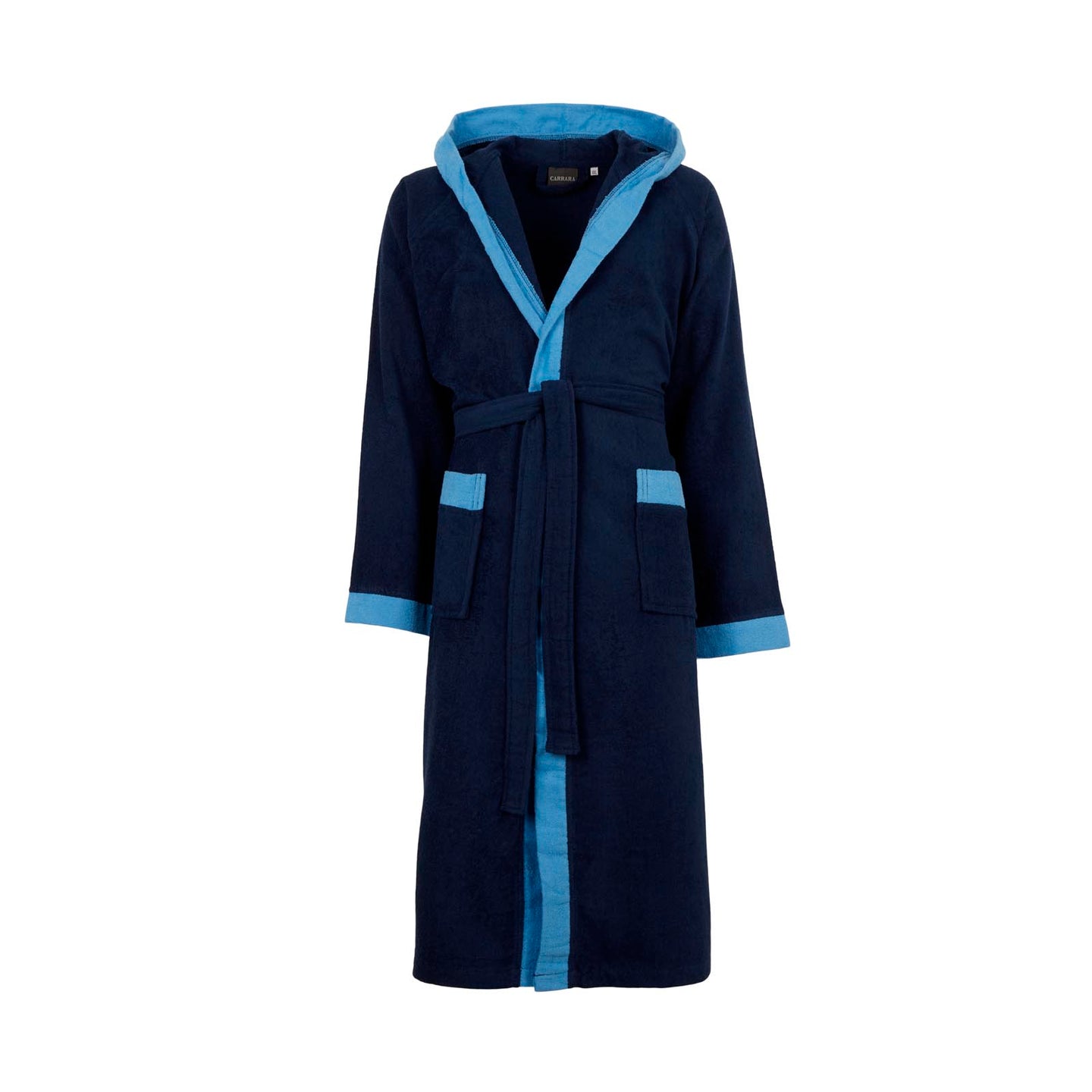 Accappatoio con Cappuccio Carrara Fyber Voyage Moderno in Spugna