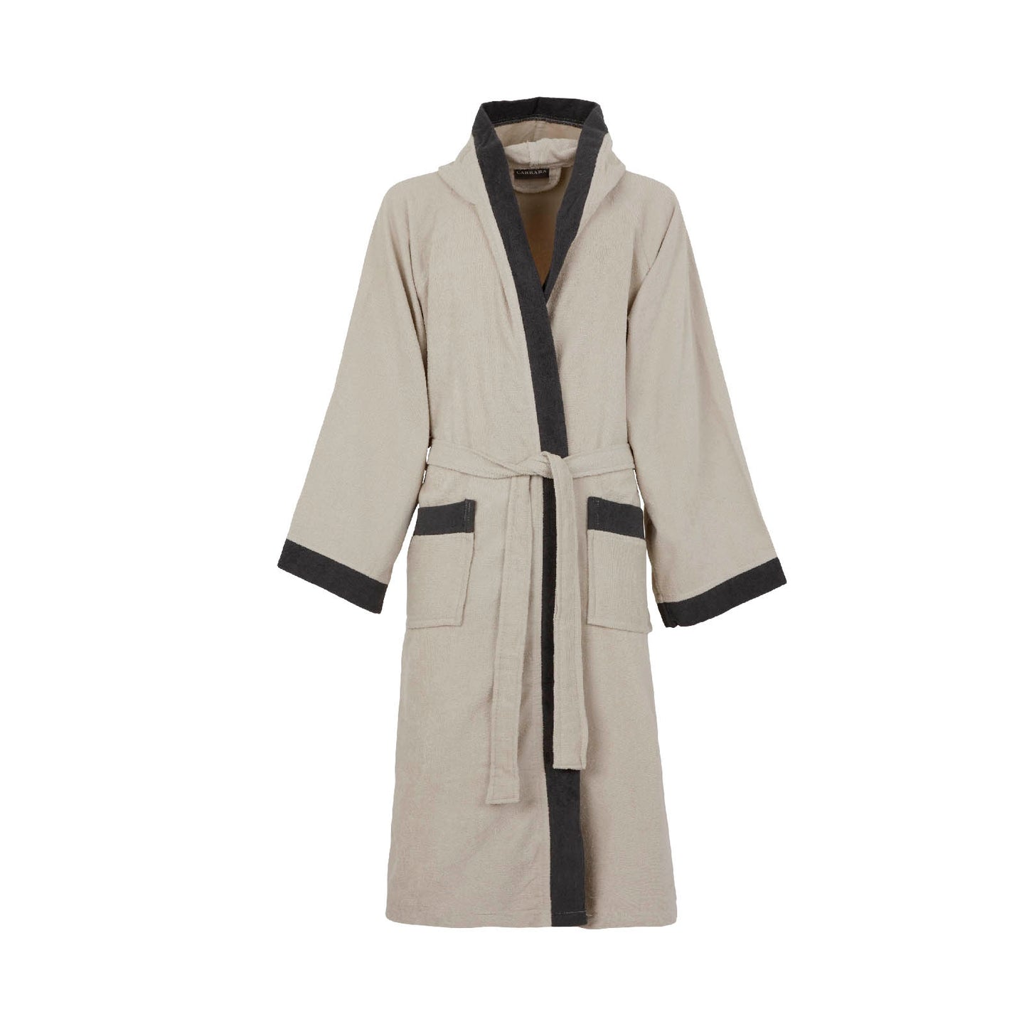Accappatoio con Cappuccio Carrara Fyber Voyage Moderno in Spugna