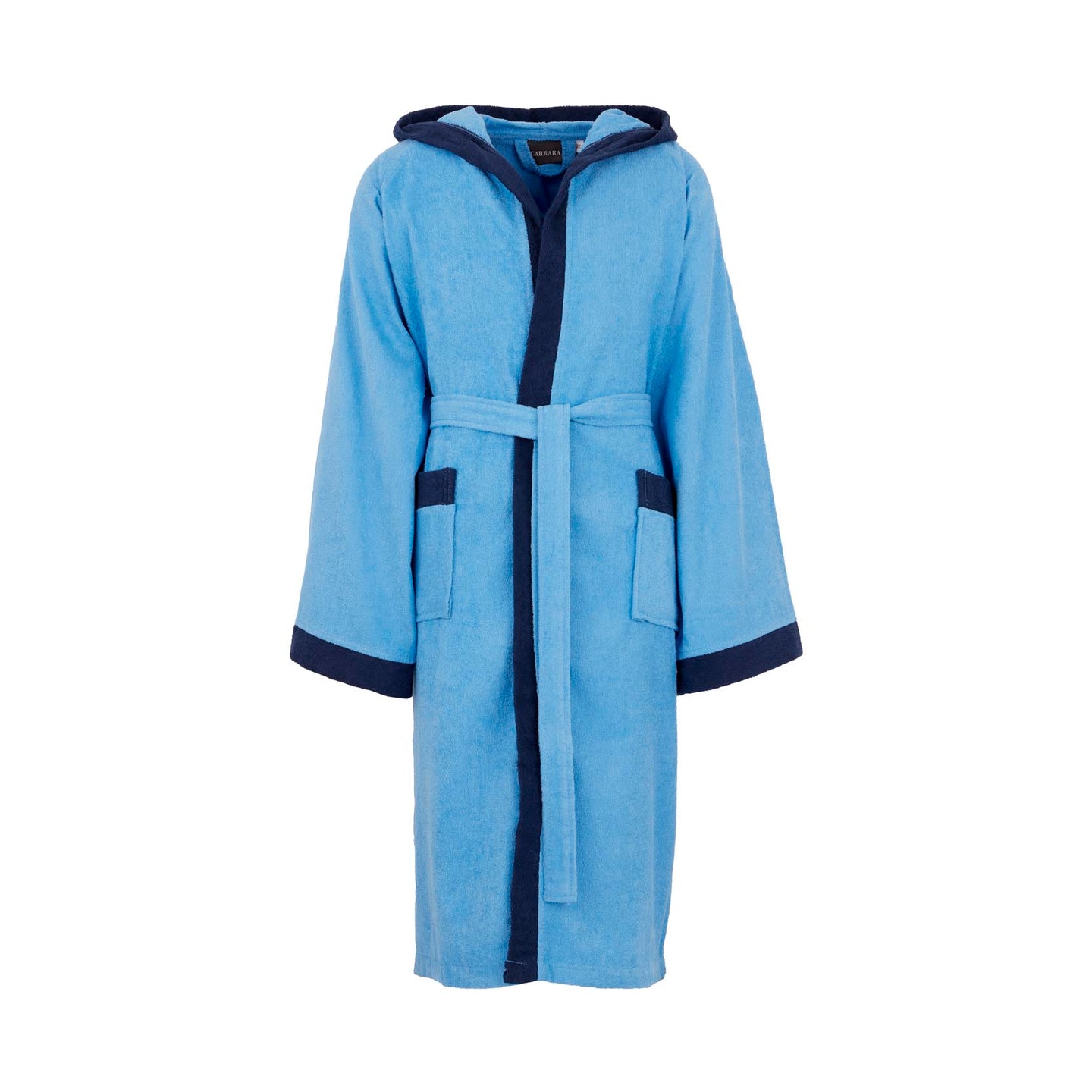 Accappatoio con Cappuccio Carrara Fyber Voyage Moderno in Spugna