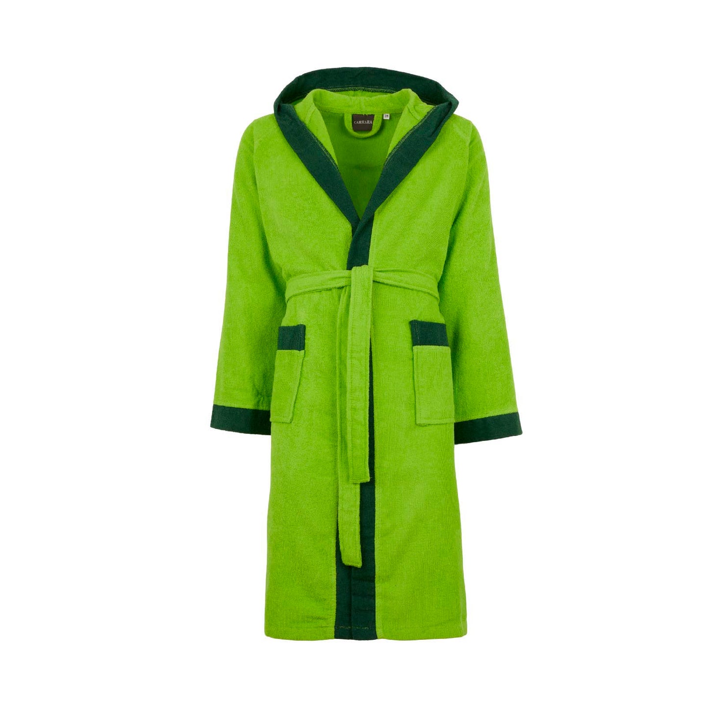 Accappatoio con Cappuccio Carrara Fyber Voyage Moderno in Spugna