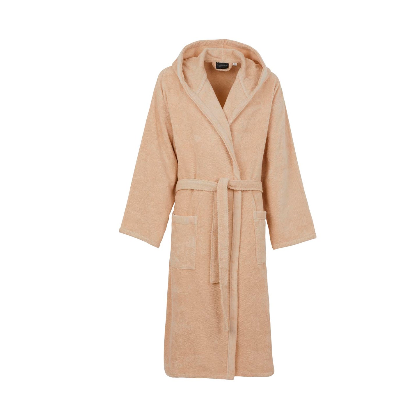 Accappatoio con Cappuccio Carrara Fyber New Fyber Tinta Unita in Cotone