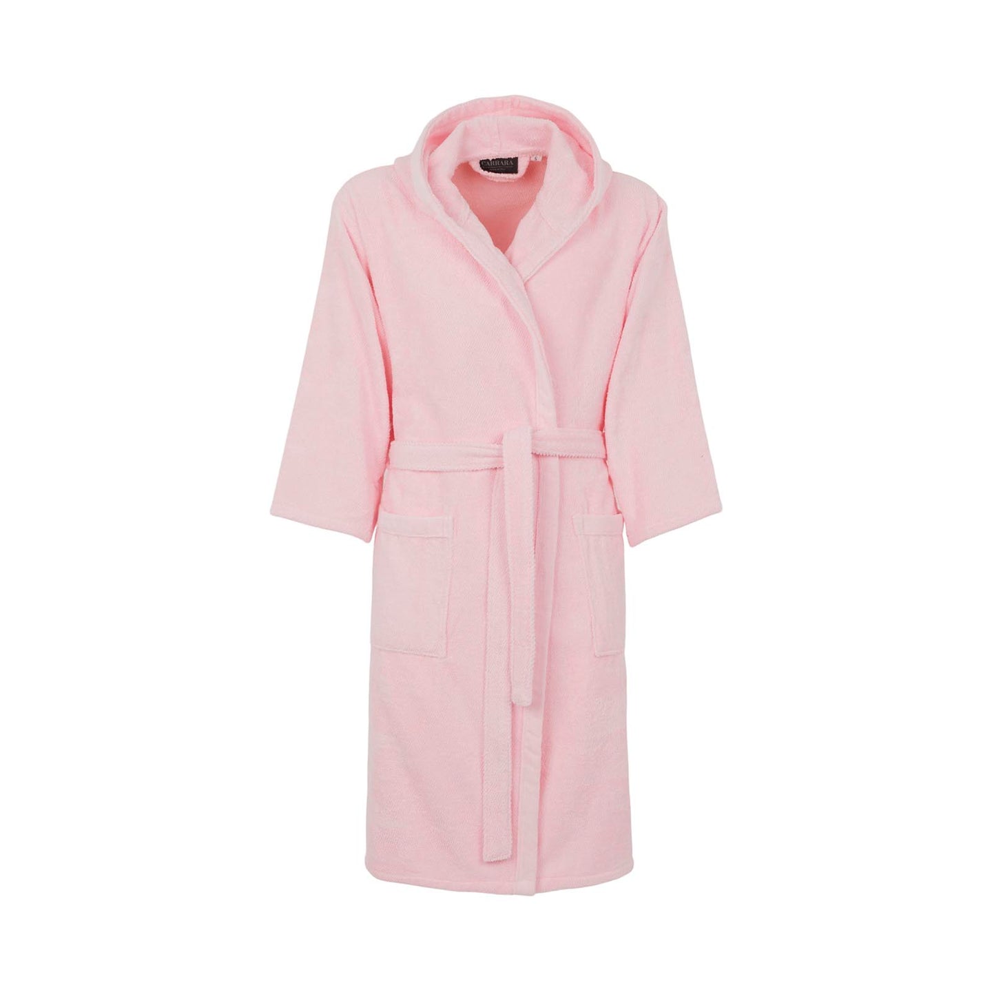 Accappatoio con Cappuccio Carrara Fyber New Fyber Tinta Unita in Cotone