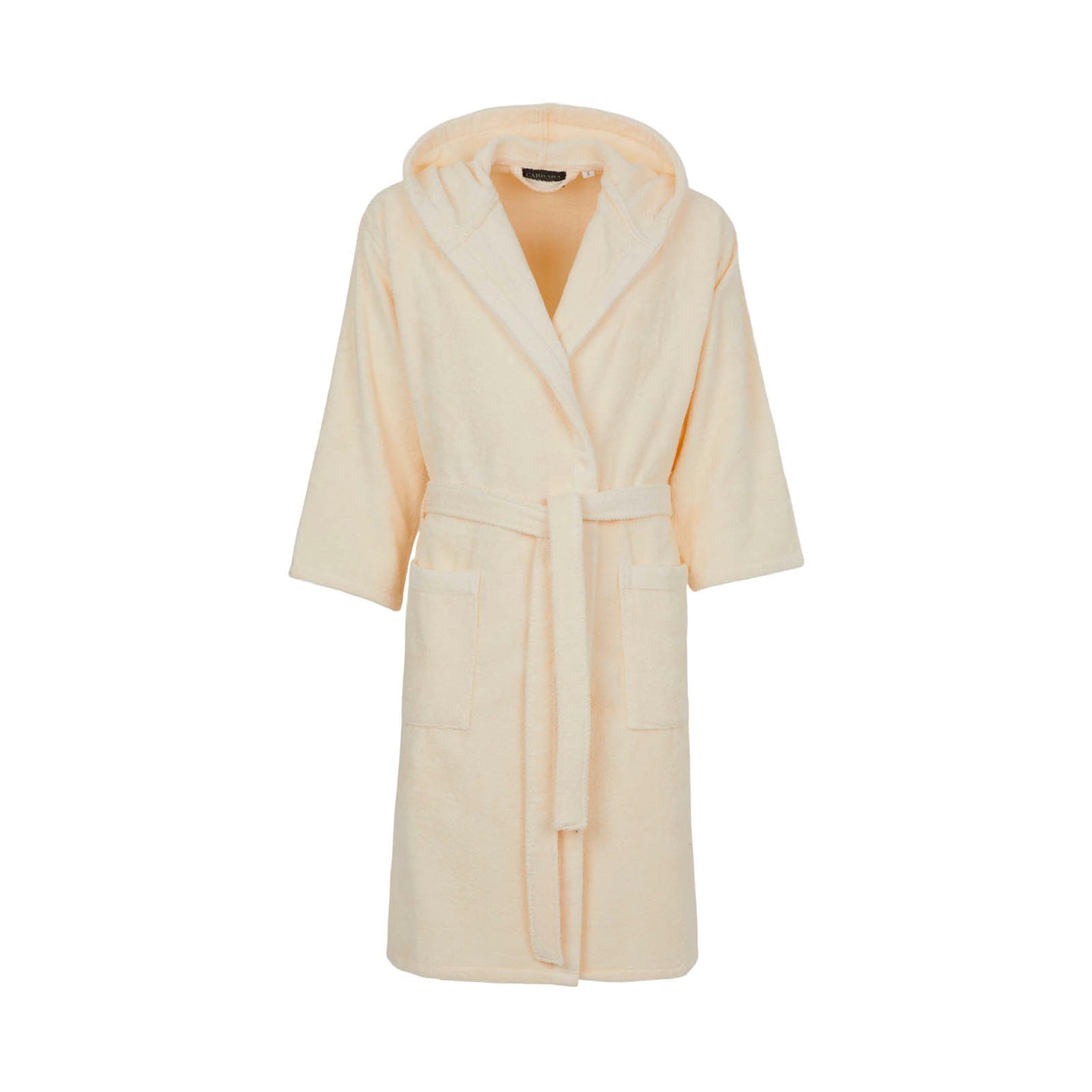 Accappatoio con Cappuccio Carrara Fyber New Fyber Tinta Unita in Cotone