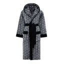 Accappatoio con Cappuccio Philipp Plein Pattern Moderno in Spugna