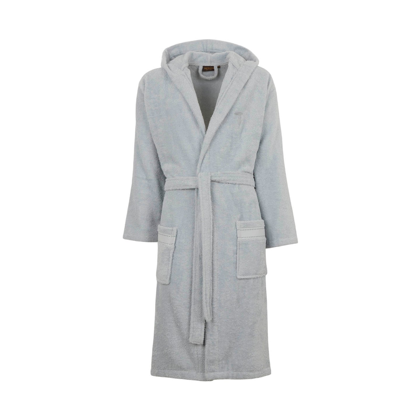 Accappatoio con Cappuccio Trussardi Ribbon Tinta Unita in Cotone