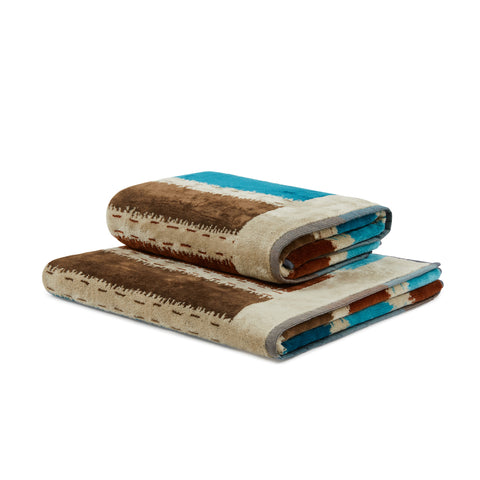 Asciugamano con Ospite Carrara Daza Moderno in Spugna