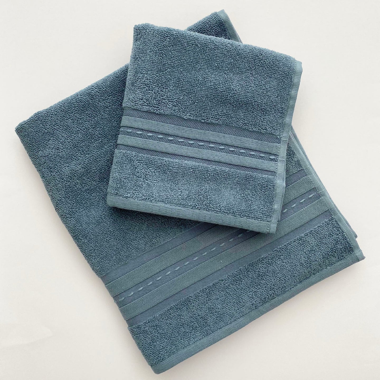 Asciugamano con Ospite Carrara Fyber Trendy Tinta Unita in Spugna