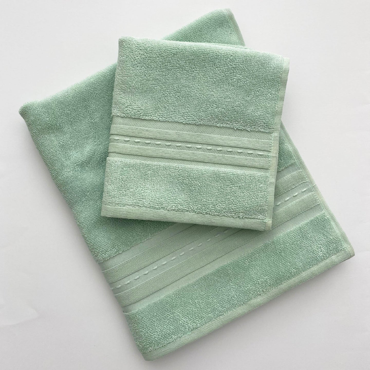 Asciugamano con Ospite Carrara Fyber Trendy Tinta Unita in Spugna