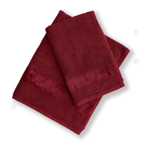 Asciugamano con Ospite Carrara Fyber New Fyber Tinta Unita in Spugna