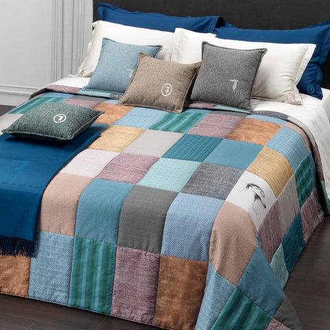 Completo Copripiumino Trussardi Fusion Moderno in Raso di cotone