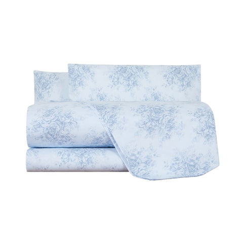 Completo Lenzuola Bellora Dafne Geometrico in Percalle