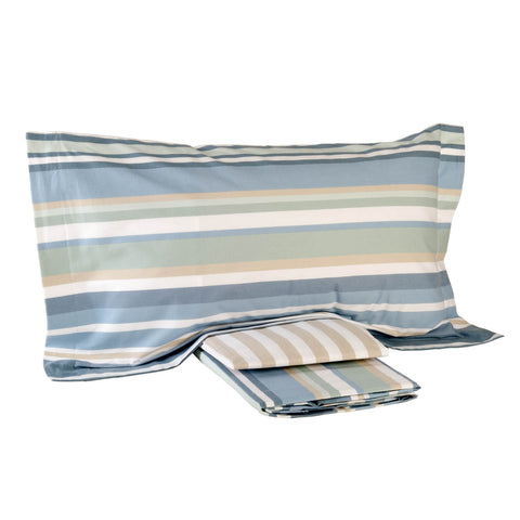 Completo Lenzuola Mirabello Wall-paper Geometrico in Flanella