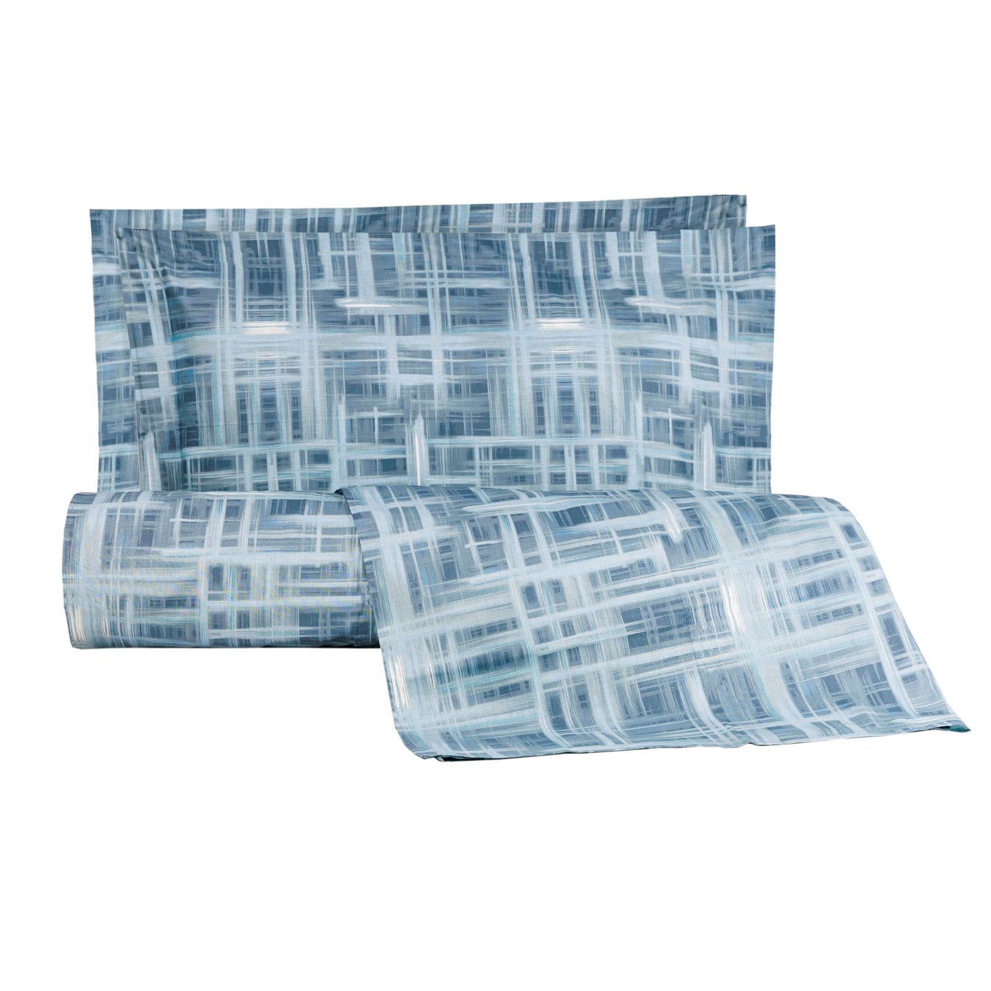 Completo Lenzuola Mirabello Demetra Geometrico in Tela