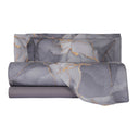 Completo Lenzuola Carrara Saturn Moderno in Percalle