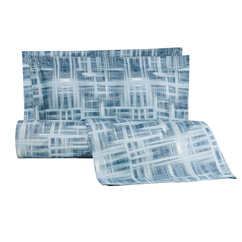 Completo Lenzuola Mirabello Demetra Geometrico in Tela