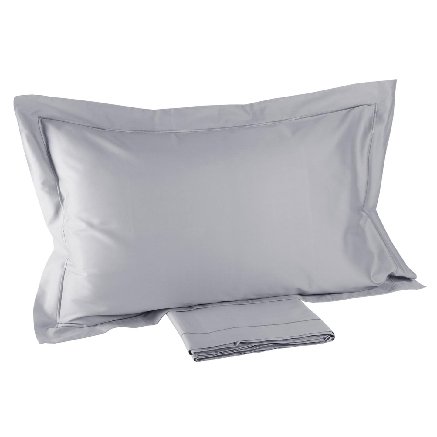 Completo Lenzuola Mirabello Brera Precious sateen Tinta Unita in Raso di cotone