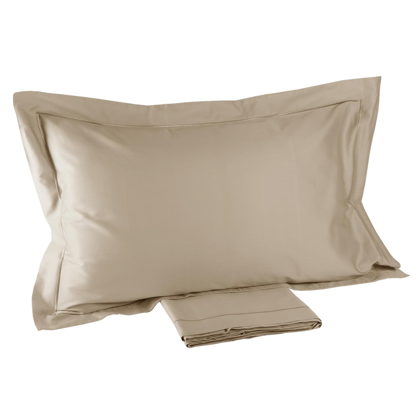 Completo Lenzuola Mirabello Brera Precious sateen Tinta Unita in Raso di cotone