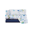 Completo Lenzuola Mirabello Fresh bouquet Floreale in Raso di cotone