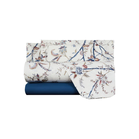 Completo Lenzuola Mirabello Life Moderno in Percalle