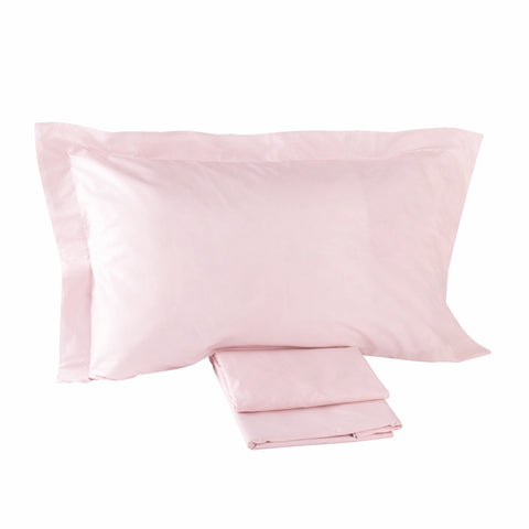 Completo Lenzuola Mirabello Louisiana Tinta Unita in Percalle Luisiana