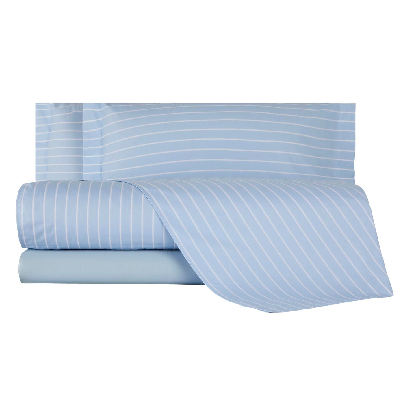 Completo Lenzuola Mirabello Luisiana Downing Geometrico in Percalle