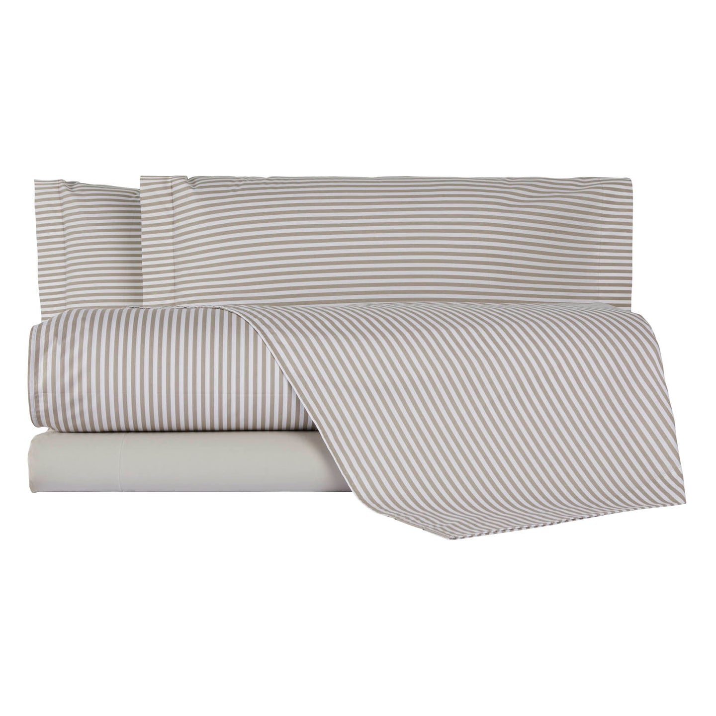 Completo Lenzuola Mirabello Luisiana Polo Geometrico in Percalle