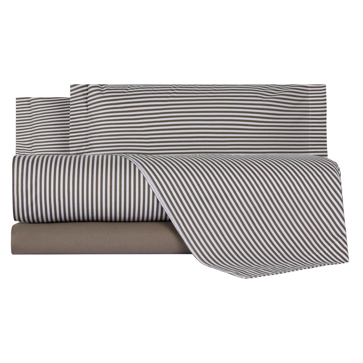 Completo Lenzuola Mirabello Luisiana Polo Geometrico in Percalle