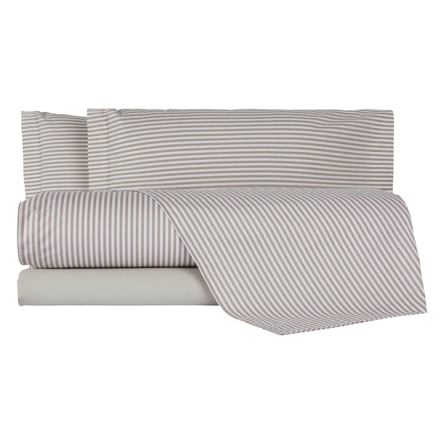 Completo Lenzuola Mirabello Luisiana Polo Geometrico in Percalle