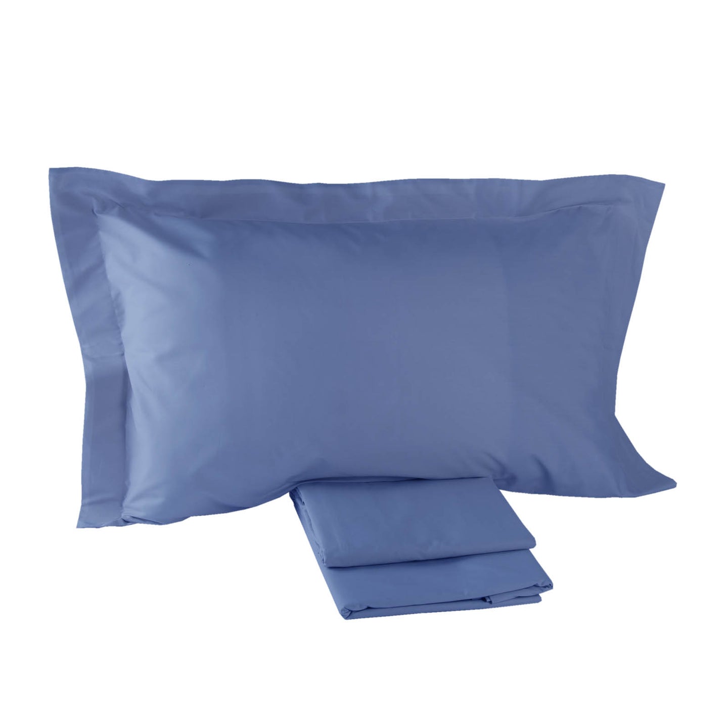 Completo Lenzuola Mirabello Luisiana Louisiana Tinta Unita in Percalle Luisiana