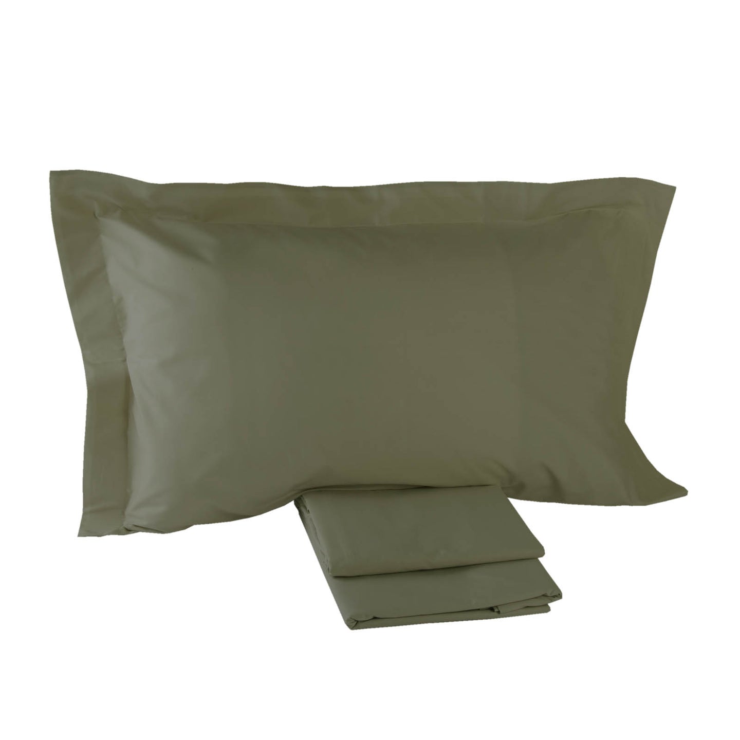 Completo Lenzuola Mirabello Luisiana Louisiana Tinta Unita in Percalle Luisiana