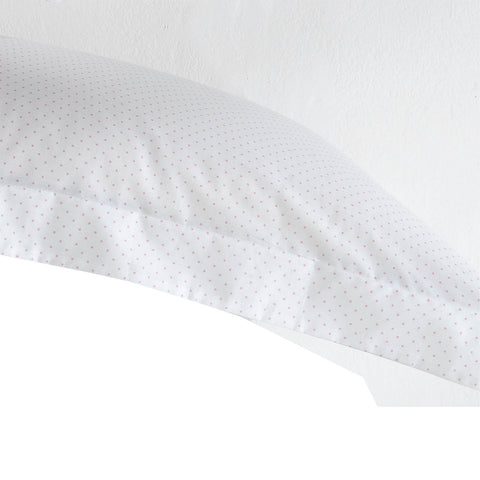 Completo Lenzuola Mirabello Luisiana Plumetis Geometrico in Percalle