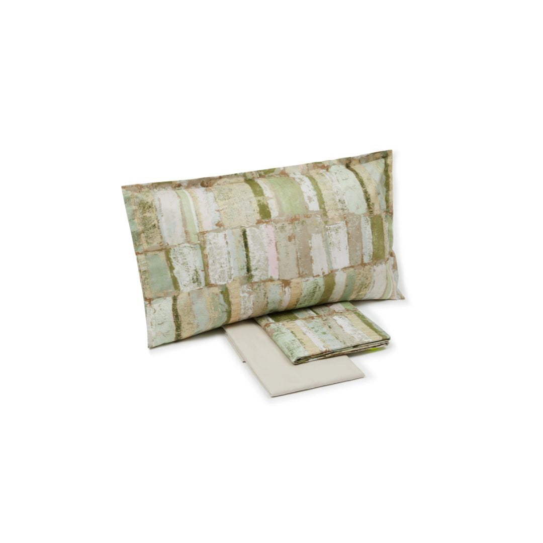 Completo Lenzuola Mirabello Mood Moderno in Percalle Luisiana