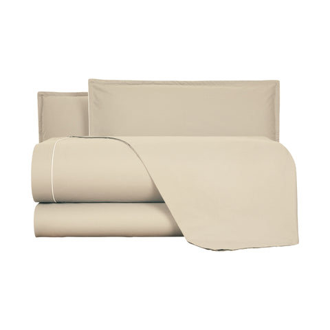 Completo Lenzuola Mirabello Brera Palazzo Sormani Tinta Unita in Percalle