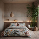 Completo Lenzuola Emporium Vanity flowers Floreale in Percalle