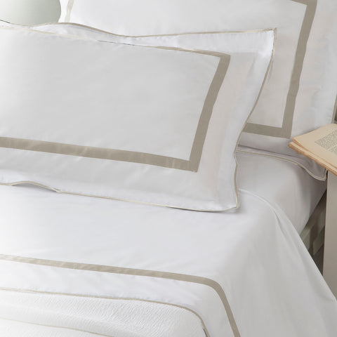 Completo Lenzuola Mirabello Brera Ritz Tinta Unita in Percalle